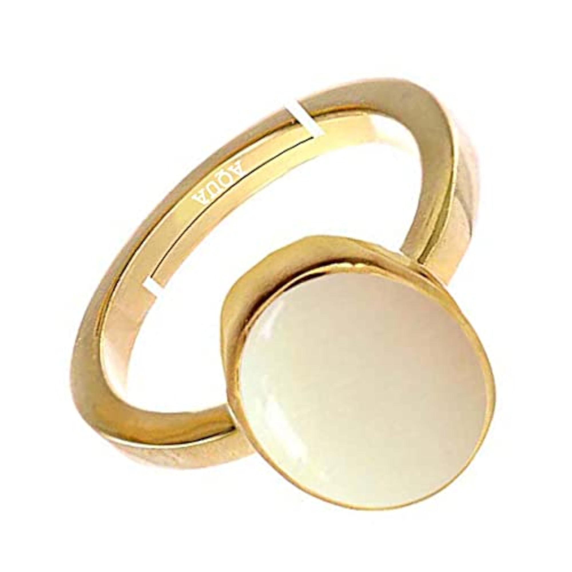 Women's Gold Plated Opal Adjustable Ring, 9.25 Ratti